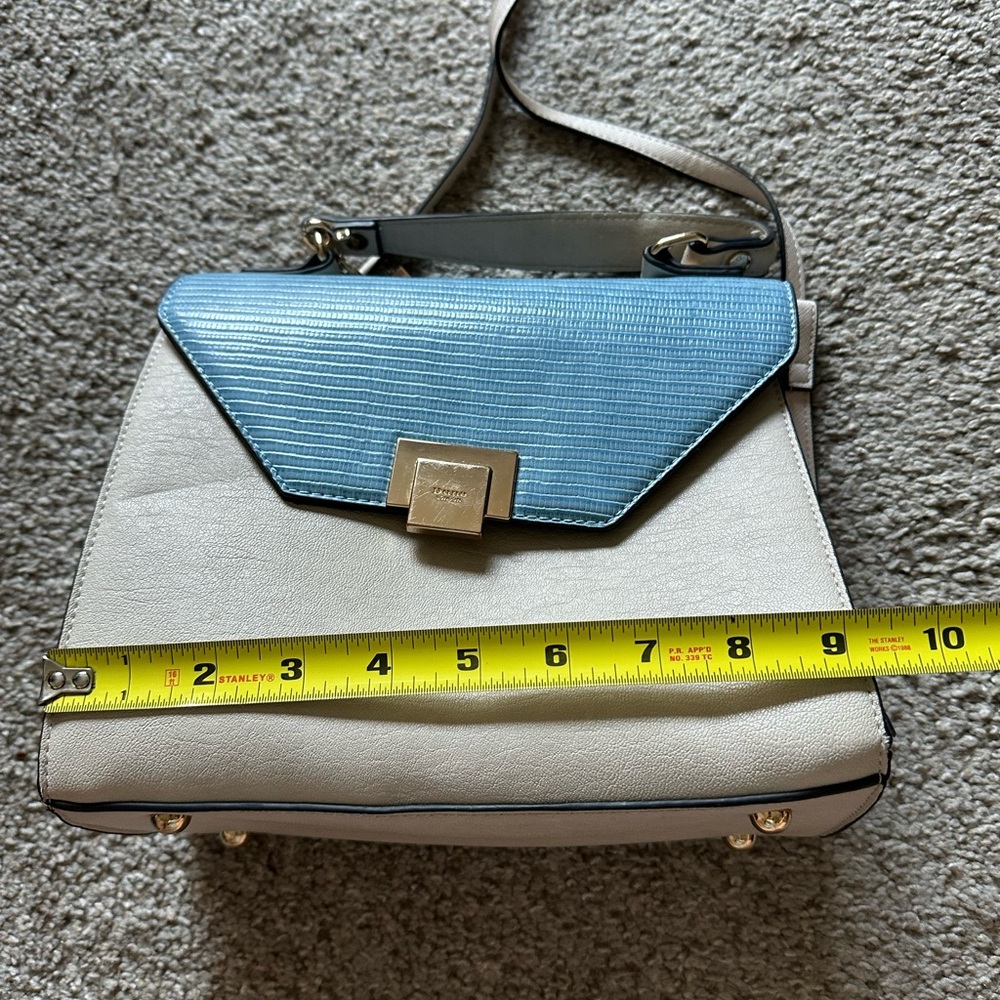 Dune Blue and Cream Handbag - Picture 6 of 6